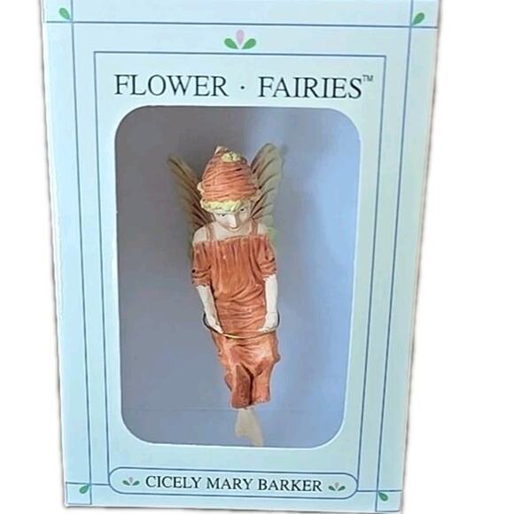 NIP Vintage Cicely Mary Barker Resin Flower Fairies Decor Figurine Ornament - Picture 1 of 4
